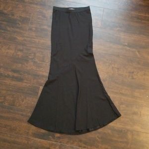 Forever21 Black mermaid maxi skirt
